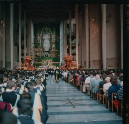 Abschlussfeier in der Kathedrale von Coventry