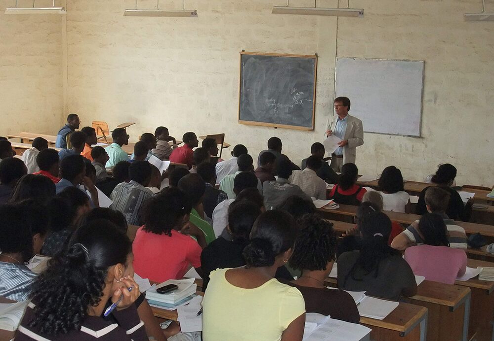 Prof. Dr. Michael Frings taught one semester at Adama University in Ethiopia.